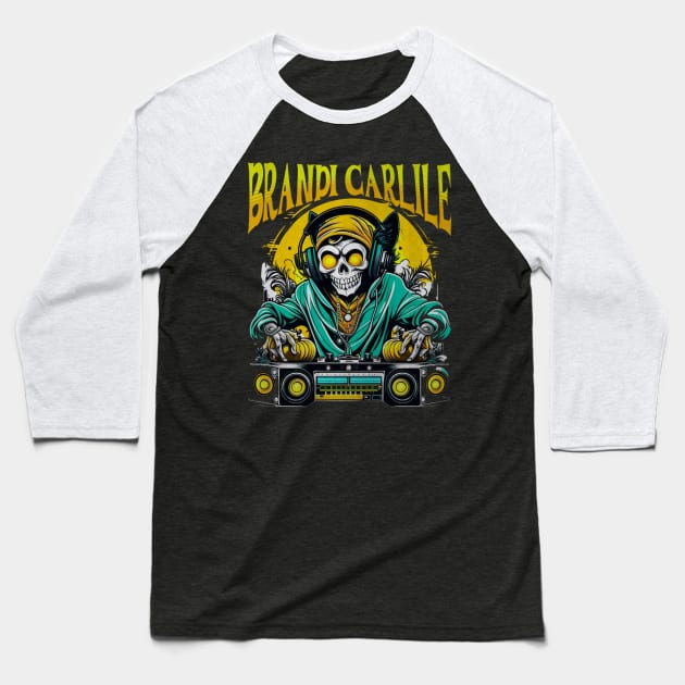 Brandi Carlile Baseball T-Shirt by darkskullxx